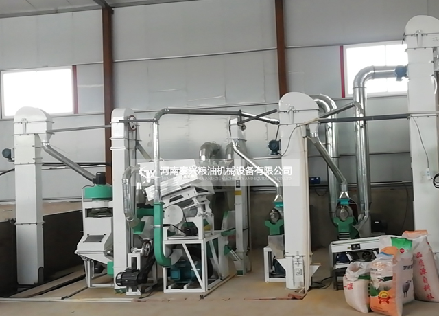 內(nèi)蒙通遼10噸小米加工設(shè)備安裝案例